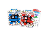 Melissa & Doug Flip to Win Travel Bingo Game - 2 Wooden Game Boards, 4 Double-Sided Cards