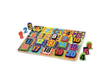 Melissa & Doug Jumbo Numbers Wooden Chunky Puzzle (20pc)