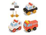 Melissa & Doug Stacking Emergency Vehicles