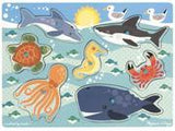 Melissa & Doug Sea Creatures Peg Puzzle