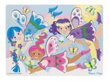 Melissa & Doug Dress-Up Fairies Peg Puzzle