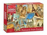 Melissa And Doug Postcards From Europe Famous Landmarks Puzzle 1000pc