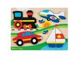 Melissa & Doug Vehicles Wooden Chunky Jigsaw Puzzle (20 pcs)