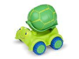 Melissa & Doug Sunny Patch Snappy Turtle Cement Mixer Construction Vehicle