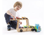 Melissa and Doug Kids' Mega Race-Car Carrier Toy