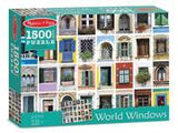 Melissa & Doug World Windows Cardboard Jigsaw Puzzle (1,500 pcs, 2.75 x 2 feet)