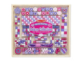 Melissa & Doug Deluxe Collection Wooden Bead Set With 340+ Beads for Jewelry-Making