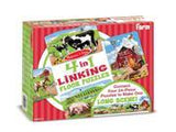 Melissa And Doug Farm 4-In-1 Jumbo Linking Floor Puzzle 96pc