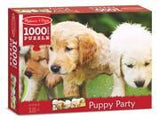 Melissa & Doug Puppy Party Cardboard Jigsaw Puzzle (1,000 pcs, 3.25 x 1 feet)