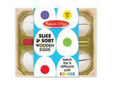 Melissa & Doug Slice & Sort Wooden Eggs
