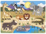 Melissa & Doug Safari Peg Puzzle