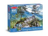 Melissa & Doug Evergreen Reflections Cardboard Vertical Jigsaw Puzzle (500 pcs, 2 x 1.5 feet)