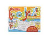 Melissa & Doug Googly Eyes 30-Page Coloring Art Pad - Goofy Monsters (11 x 17 Inches)