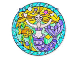 Girl's Melissa & Doug 'Stained Glass Made Easy - Mermaid' Peel & Press Sticker Kit