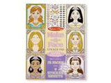 Melissa & Doug Make-a-Face Sticker Pad - Sparkling Princesses