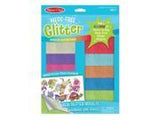 Melissa & Doug Mess-Free Glitter - Booster Glitter Pack With 8 Glitter Sheets and 7 Foam Glitter Animal Stickers