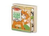 Melissa and Doug My First Wooden Animal Cube Puzzle in Tray