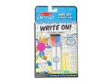 Melissa & Doug Write On! Reusable Games Wipe-Off Dry-Erase Travel Activity Pad