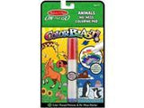 Melissa & Doug On the Go ColorBlast Animals Invisible Ink Color-Reveal Travel Activity Pad