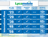 Lycamobile Triple Cut 4G LTE All-in-one Proloaded $55/plan Sim Card w/ Free Stylus Pen