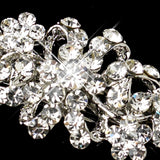 Rhinestone Bridal Hair Barrette 1119
