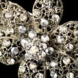 Stunning Antique Silver Barrette 5070