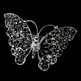 Rhinestone Butterfly Barrette 5090
