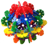 Viahart Brain Flakes 500 Piece Interlocking Plastic Disc Set