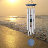 Woodstock Chakra Chime - Seven Stones, Large, Blue CC7LB