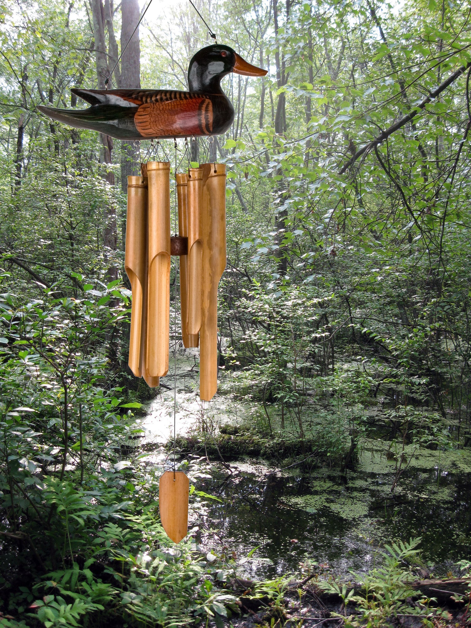 Woodstock Animal Bamboo Chime - Mallard Duck CDK306 -  - Discontinued as of 07/2015