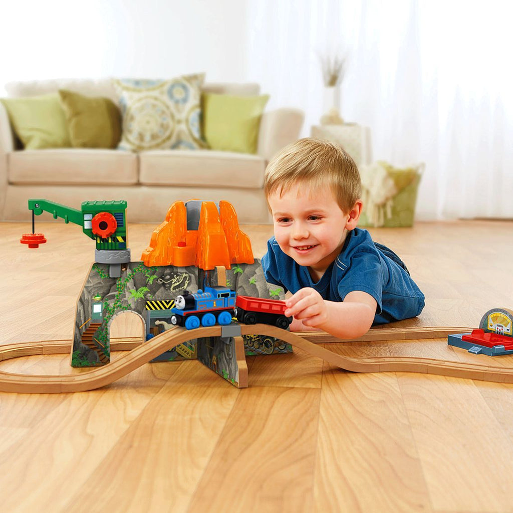 Fisher Price Thomas & Friends™ Wooden Railway Volcano Park Deluxe Set CDK48
