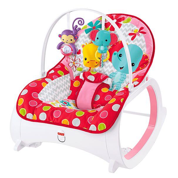 Fisher Price Infant-to-Toddler Rocker - Flowery Chevron CMR22