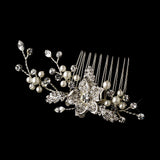 Silver Clear & Pearl Comb 561