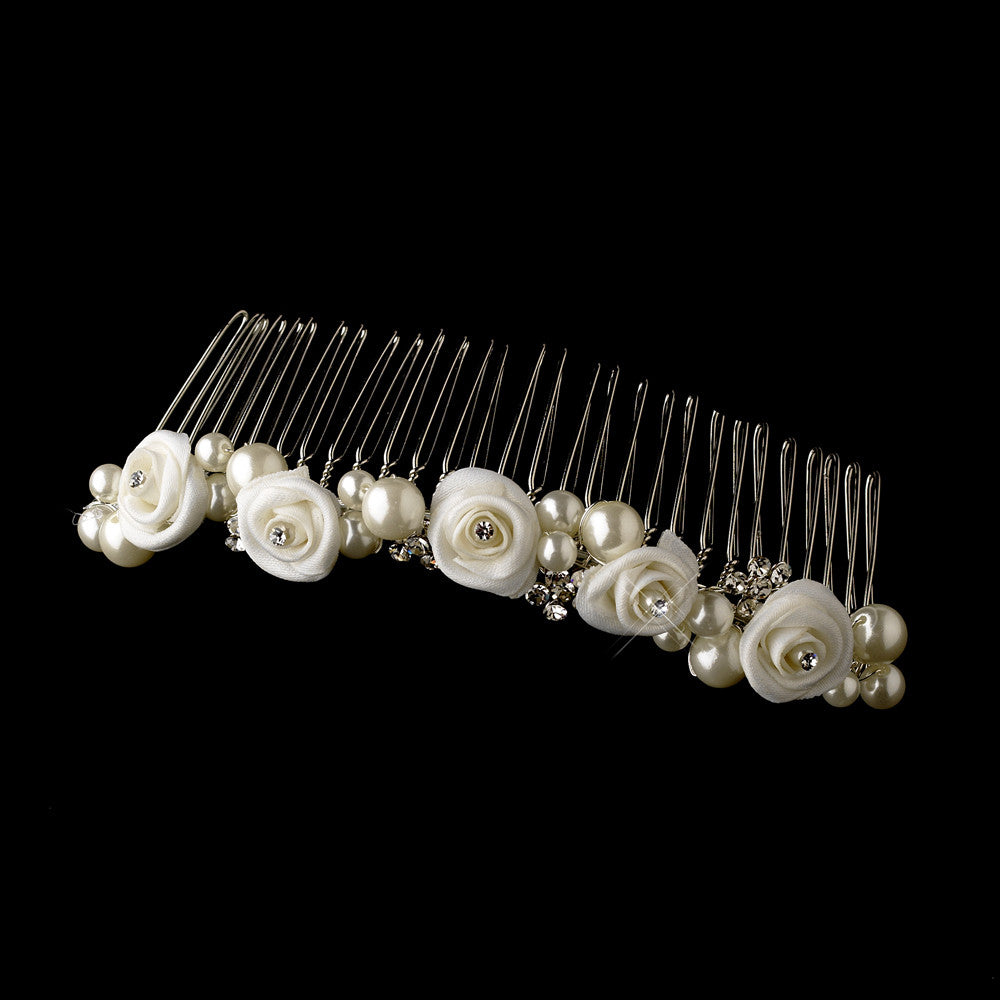 Pretty Pearl Bridal Hair Comb 594