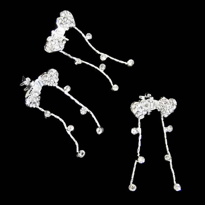 Clip 1270 Crystal Flower (Set of 12)