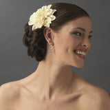 Striking Maroon Flower Hair Clip or Clip Brooch 402 (White, Red, Ivory, Maroon)