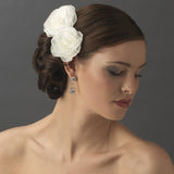 Elegant Bridal Hair Clip Pair - Clip 404