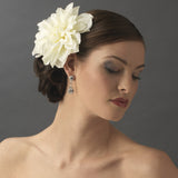 Elegant Bridal Dahlia X-Large Dahlia Alligator Flower Hair Clip 418