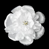 Bridal Jeweled Dahlia Flower Hair Clip 431
