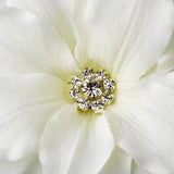 Diamond White Jeweled Delphinium Clip 432