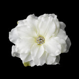 Diamond White Jeweled Delphinium Clip 432