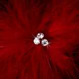 Bridal Crystal Feather Fascinator Clip 442 with Brooch Pin ( Ivory Red Black or Cafe )