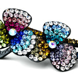 Clear Crystals & Clear Rhinestones on Clip 464