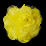 Flower Hair Clip 482-- Black,Blue,Green,Pink,Purple,White,Yellow,Red