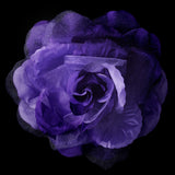 Flower Hair Clip 483-- Black,Blue,Green,Pink,Purple,White,Yellow,Red