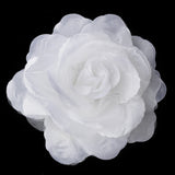 Flower Hair Clip 483-- Black,Blue,Green,Pink,Purple,White,Yellow,Red