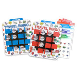 Melissa & Doug Flip to Win Travel Bingo Game - 2 Wooden Game Boards, 4 Double-Sided Cards