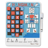 Melissa & Doug Flip to Win Travel Hangman Game - White Board, Dry-Erase Marker