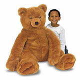 Melissa and Doug Kids Toys, Kids Jumbo Plush Brown Teddy Bear