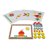 Melissa & Doug Deluxe Magnetic Pattern Blocks Set
